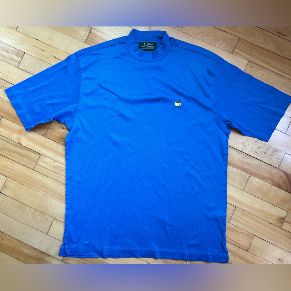 Vintage Amen Corner blue Masters tshirt Pima cotton Hong Kong size large